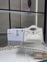 Chanel clutch with chain AP3875 beige shiny lambskin