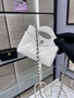 Chanel clutch with chain AP3875 beige shiny lambskin