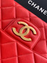 Chanel Large clutch,  Shiny crumpled calfskin, AP4944 red - Default Title - View 7