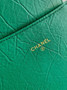 Chanel Large clutch,  Shiny crumpled calfskin, AP4944 green - Default Title - View 10