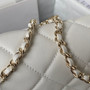 Chanel AP3791 Evening Clutch with chain Lambskin Beige