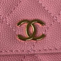Chanel AP3005 Clutch with Chain Grained Calfskin Gold Pink