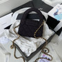 Chanel Clutch With Chain AP3435 Satin Black