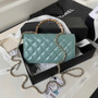 Chanel Clutch with Chain Ap3803 Lambskin Blue