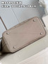 Louis Vuitton M21852 Blossom MM Bag Mahina Leather In Galet Beige