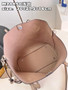 Louis Vuitton M21852 Blossom MM Bag Mahina Leather In Galet Beige