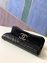 Chanel 86015 Evening Bag deer Leather black - Default Title - View 6