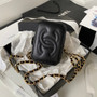 Chanel Clutch With Chain AP3459 Black Lambskin