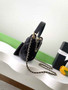 Chanel Pouch, Mesh, shiny lambskin & gold-tone metal, AP4673 black - Default Title - View 3