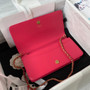 Chanel AP3363 Evening Clutch with chain Lambskin Plum