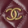 Chanel Pouch AP4058 Dark Burgundy Shiny crumpled calfskin - Default Title - View 3