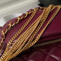 Chanel Pouch AP4058 Dark Burgundy Shiny crumpled calfskin - Default Title - View 7
