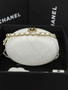 Chanel Clutch with chain White Lambskin AP3252 - Default Title - View 3