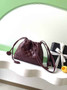 Chanel Clutch with leather strap, AP5228 Lambskin wine red - Default Title - View 3