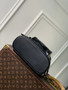 Louis Vuitton Montsouris Vibe PM Bag, M12587 Black Lambskin leather
