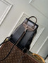 Louis Vuitton Montsouris Vibe PM Bag, M12587 Black Lambskin leather