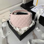 Chanel pouch grained shiny calfskin & gold-tone metal,  AP3943 pink - Default Title - View 2