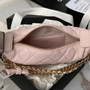 Chanel pouch grained shiny calfskin & gold-tone metal,  AP3943 pink - Default Title - View 3
