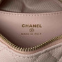 Chanel pouch grained shiny calfskin & gold-tone metal,  AP3943 pink - Default Title - View 4