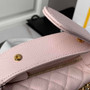 Chanel pouch grained shiny calfskin & gold-tone metal,  AP3943 pink - Default Title - View 9