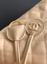 Chanel Clutch with leather strap, AP5228 Lambskin dark beige - Default Title - View 6
