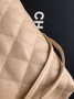 Chanel Clutch with leather strap, AP5228 Lambskin dark beige - Default Title - View 7