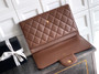 Chanel Large clutch,  Shiny crumpled calfskin, AP4944 brown - Default Title - View 5