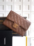 Chanel Large clutch,  Shiny crumpled calfskin, AP4944 brown - Default Title - View 10