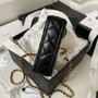 Chanel Clutch With Chain AP3435 Shiny Aged Calfskin Black