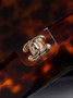 Chanel Mini evening bag, Plexi & gold-tone metal, AS6020 brown & black - Default Title - View 5