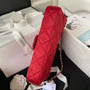 Chanel AP3791 Evening Clutch with chain Velvet Red