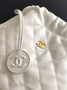 Chanel Clutch with leather strap, AP5228 Lambskin white - Default Title - View 5