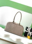Chanel AS6211 Large Bowling Bag Suede Leather Gray - Default Title - View 3