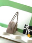 Chanel AS6211 Large Bowling Bag Suede Leather Gray - Default Title - View 2