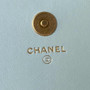 Chanel AP3363 Evening Clutch with chain Lambskin Blue