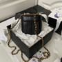 Chanel Clutch with chain AP3459 Lambskin Black