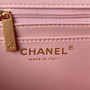 Chanel AS4362 Tote Flap Bag pink Lambskin Gold-tone metal