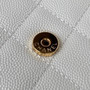 Chanel AP3005 Clutch with Chain Grained Calfskin Gold White