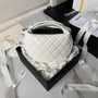 Chanel pouch grained shiny calfskin & gold-tone metal, AP3943 white - Default Title - View 2