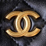 Chanel Clutch with chain black Lambskin AP3383