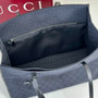 Gucci Londra large tote bag, 875056 black GG canvas
