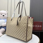 Gucci Londra large tote bag, 875056 dark brown GG canvas
