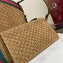 Gucci Giglio small tote bag ‎860845 Brown GG suede
