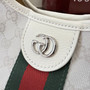 Gucci Giglio small tote bag ‎860845 White GG canvas