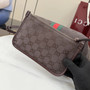 Gucci Giglio small tote bag ‎860845 Dark brown GG canvas