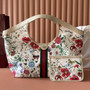 Gucci Giglio Flora large tote bag 853971 White leather