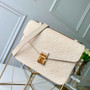 Louis Vuitton M44738 Pochette Metis Bag Monogram Leather Beige