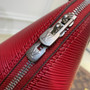 Louis Vuitton Braided Alma BB Bag M59217 Wine Red Epi Leather