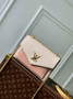 Louis Vuitton Mylockme Chain Bag M51418 Beige Pink Leather - Default Title - View 1