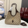 Gucci ‎‎Mercato small tote bag 866646 dark brown GG canvas